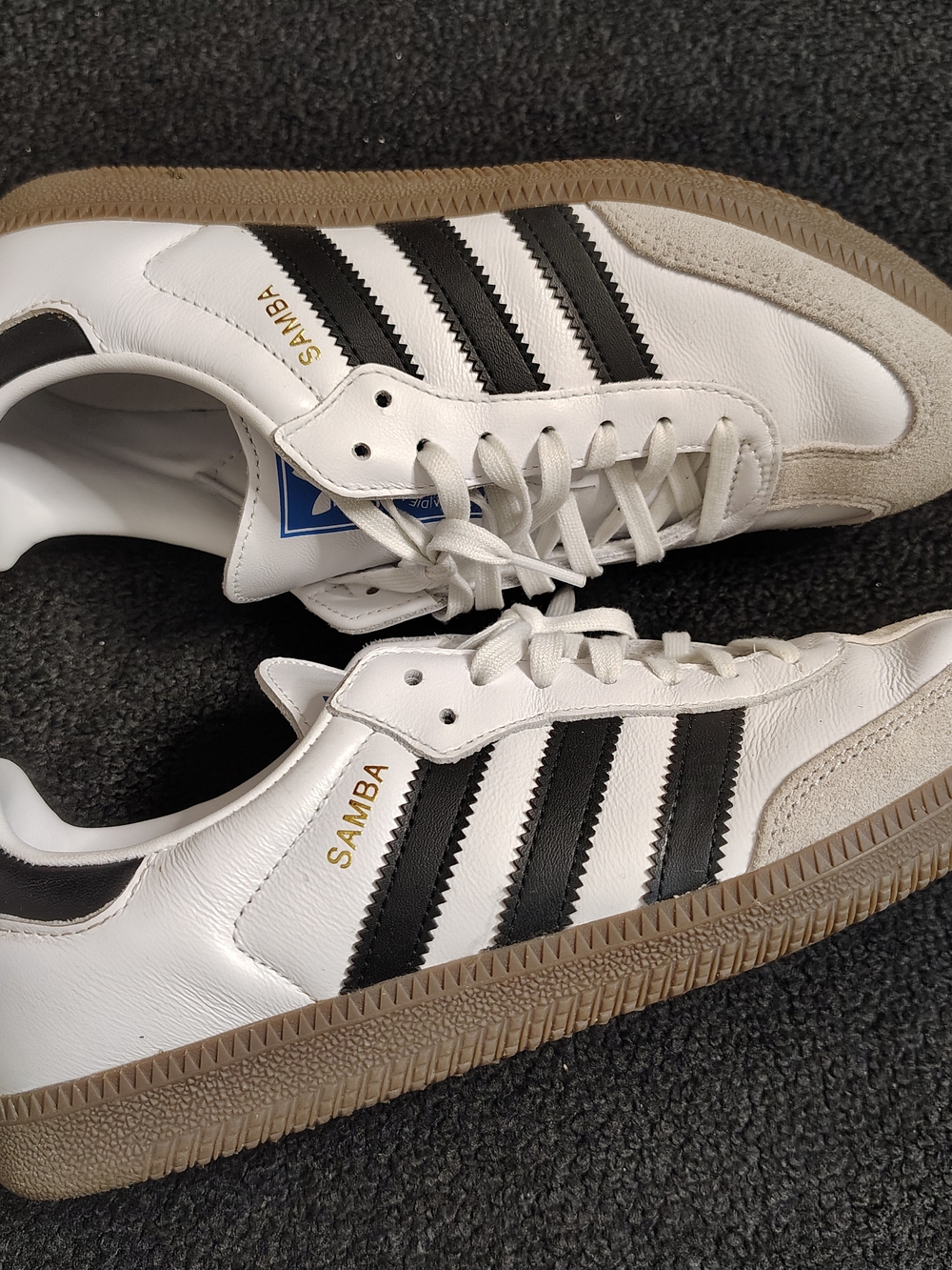 adidas Samba OG Low White Black Shoes Excellent Condition Size 7 Womens